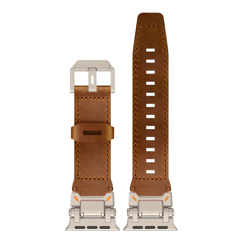 Explorer Crazy Horse Leather Band For Apple Watch.