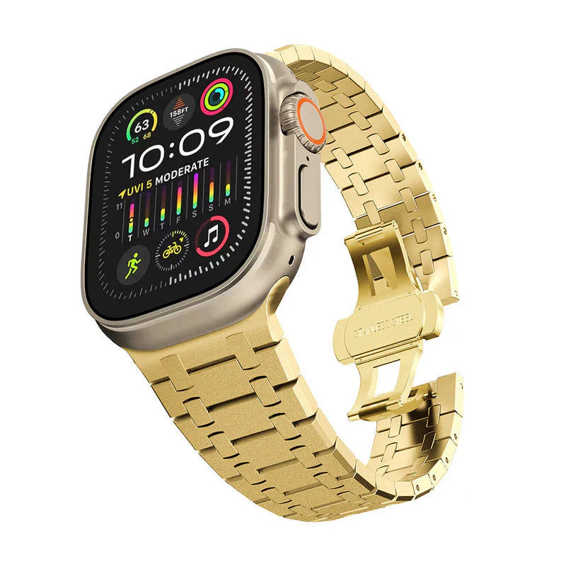 AP Stainless Steel Flashing Band For Apple Watch.
