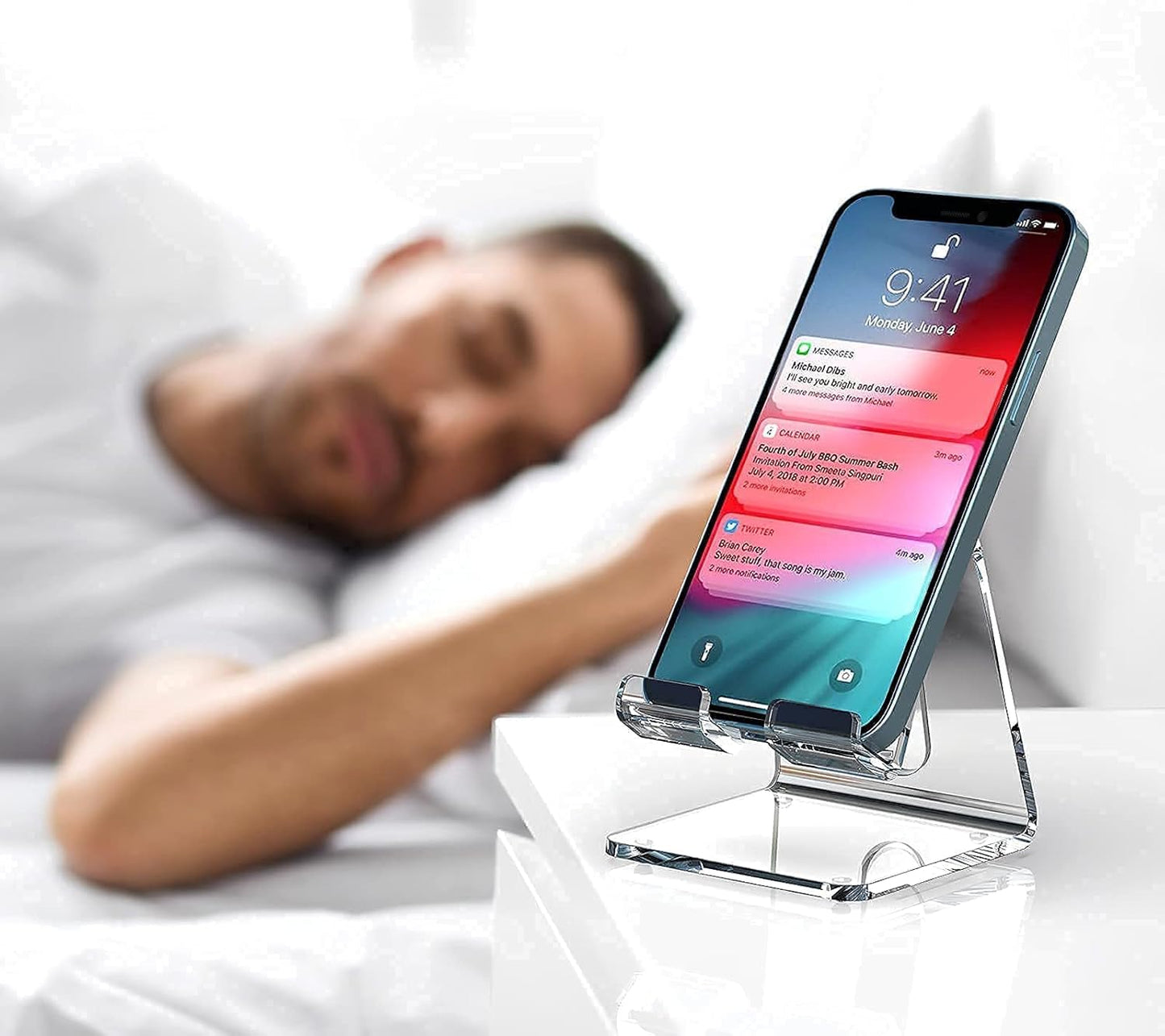Forlipo Clear Acrylic Phone Stand