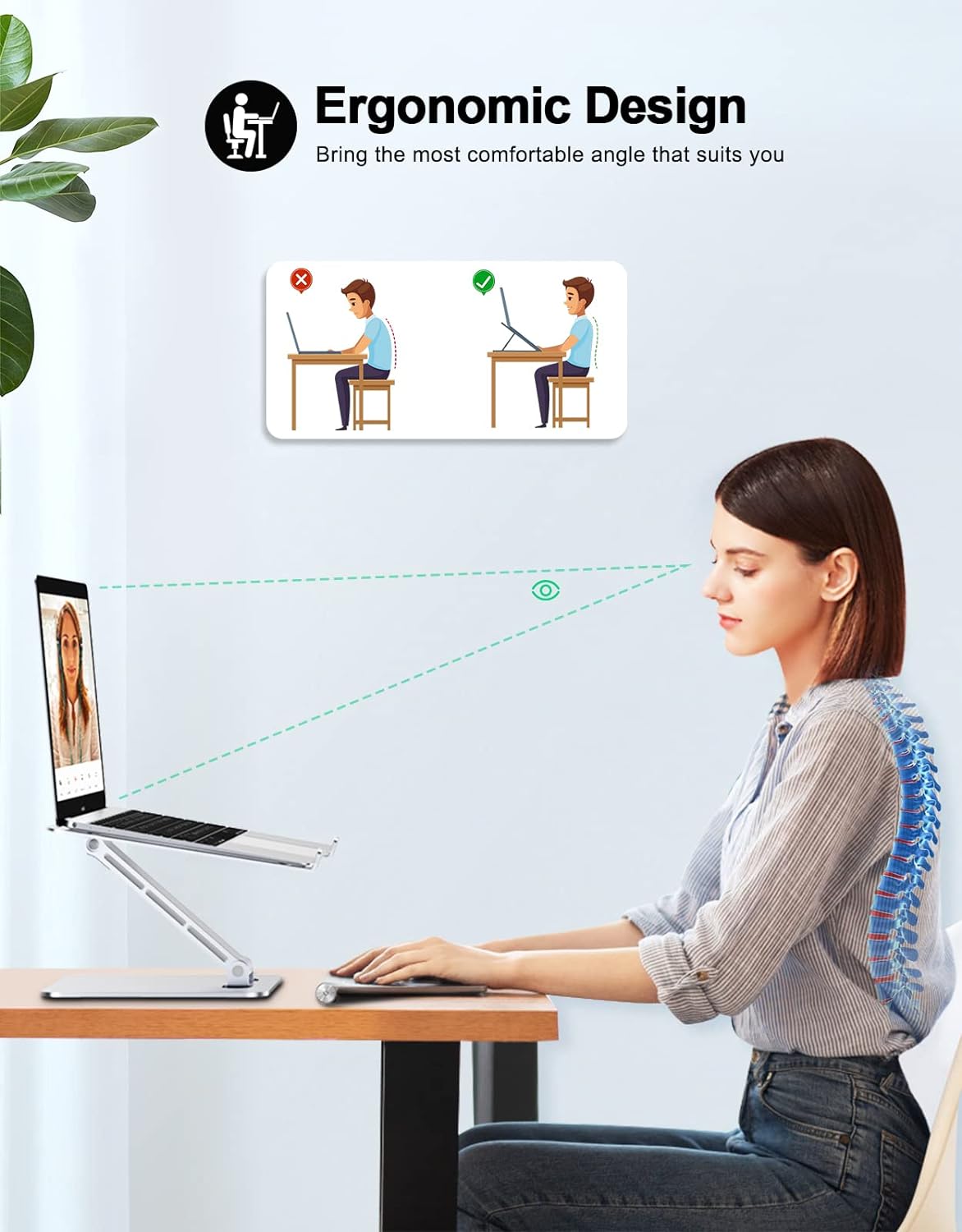 Forlipo Foldable Laptop Stand