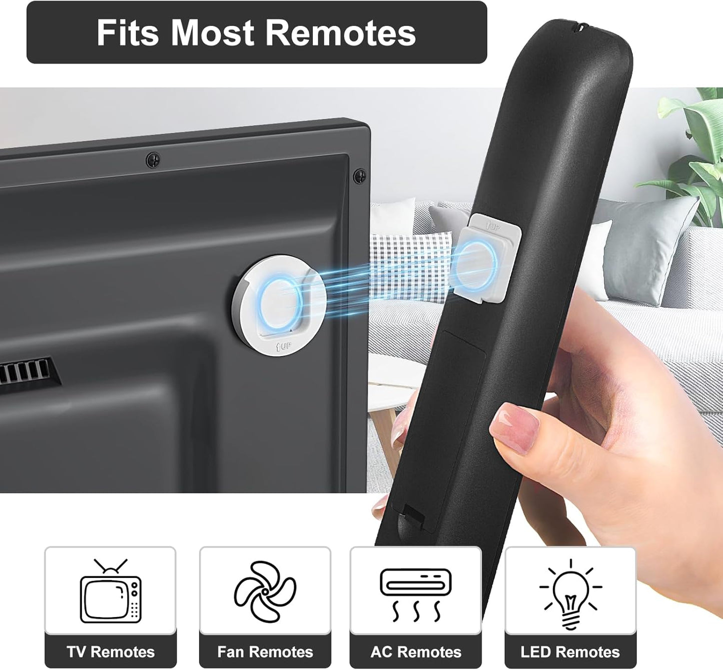 Forlipo Magnetic Wall Mount Remote Holder
