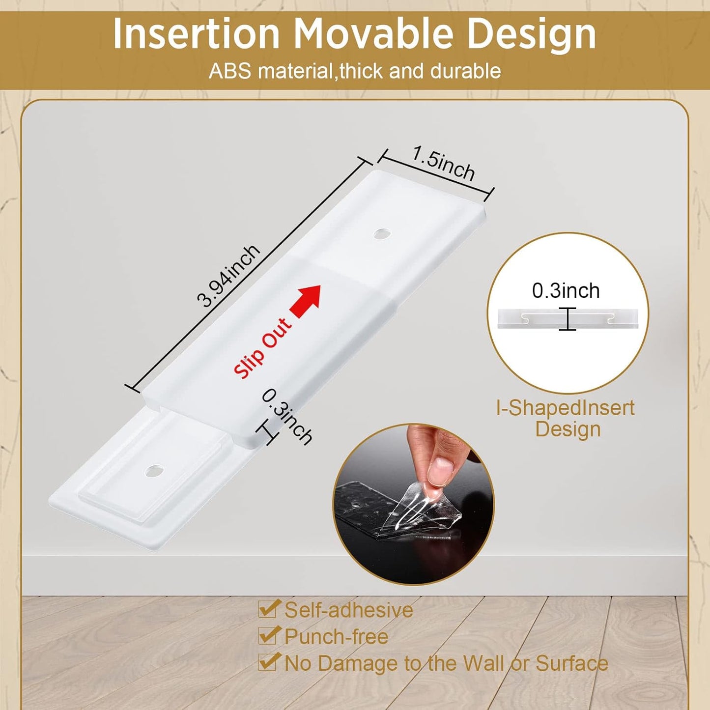 Forlipo Power Strip Holder