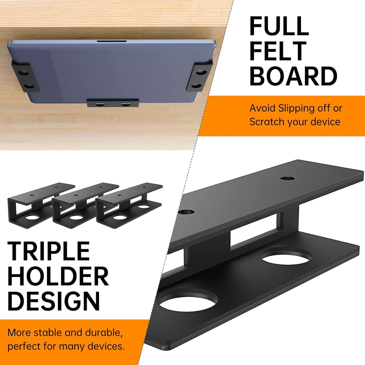 Forlipo Under Desk Laptop Mount