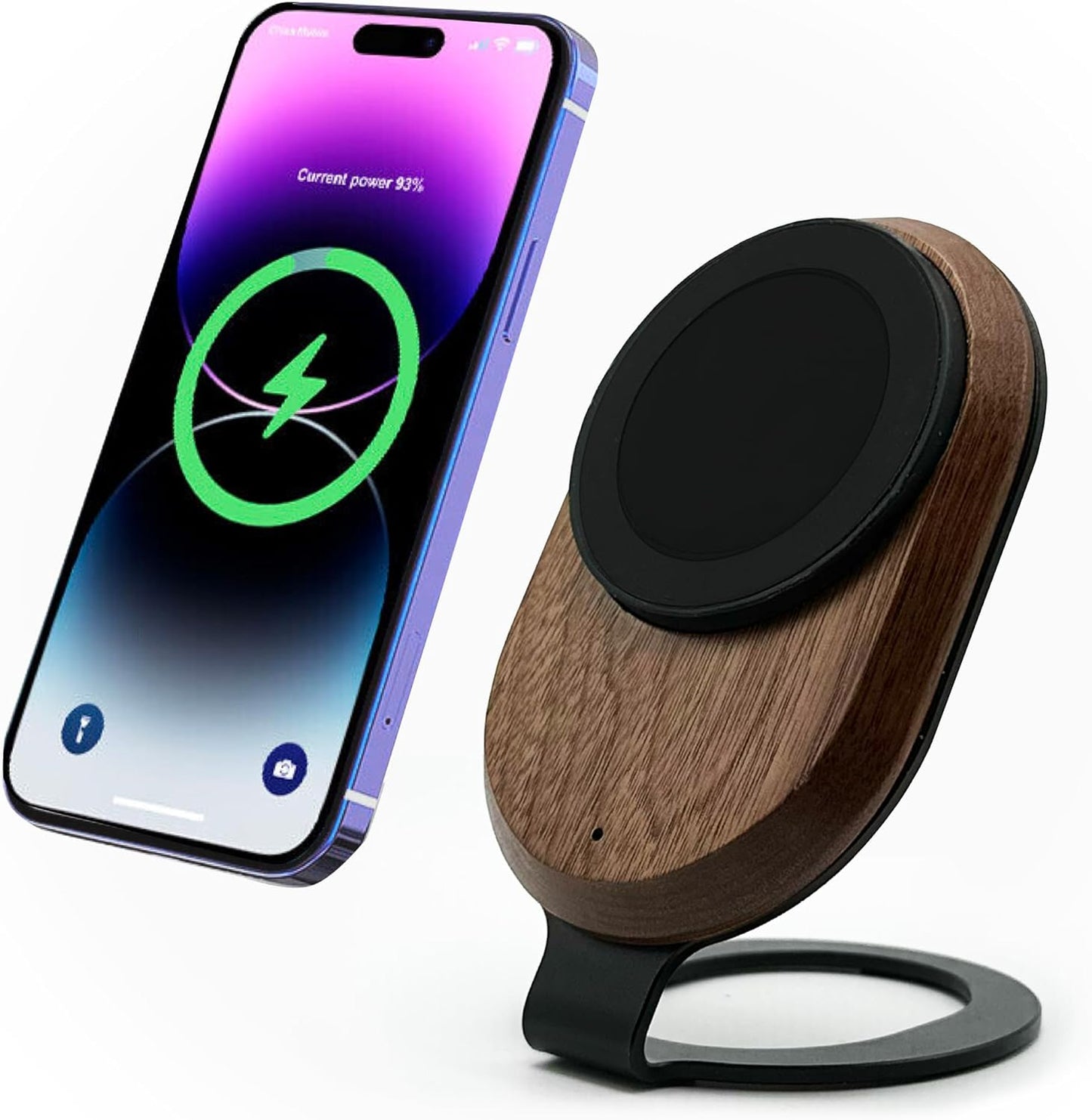 Forlipo Walnut Wood Wireless Charger