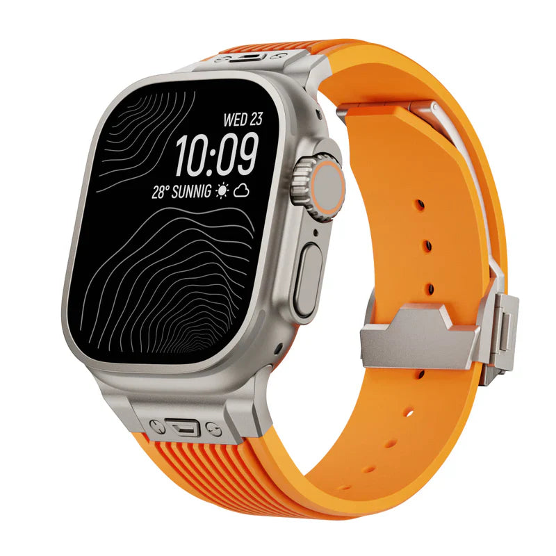 RM Designer Streamlined Silicone Band For Apple Watch.