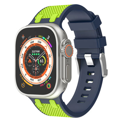 Forlipo AP Dual-Color Sport Silicone Band for Apple Watch