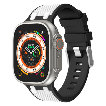Forlipo AP Dual-Color Sport Silicone Band for Apple Watch