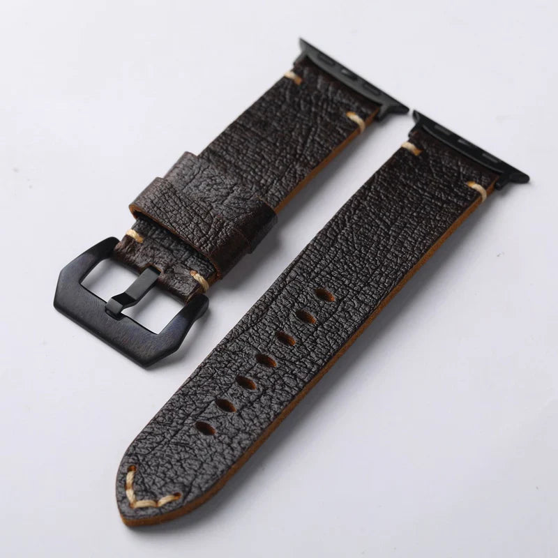 Vintage Horween Leather Band.