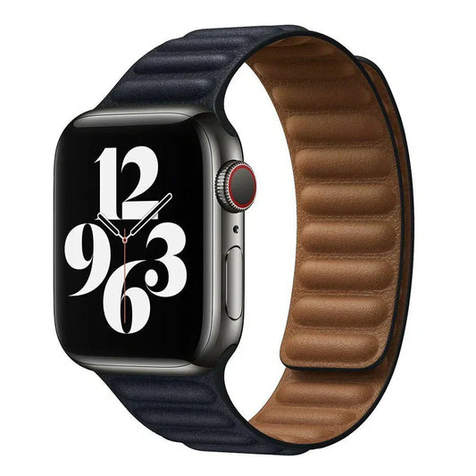Magnetic Leather Link Band.