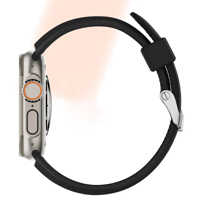Grid Rugged Silicone Sport Band For Apple Watch.