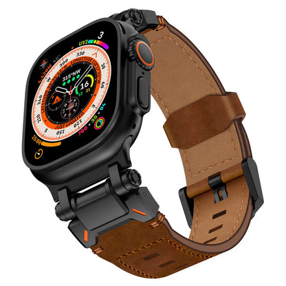 Explorer Crazy Horse Leather Band For Apple Watch.