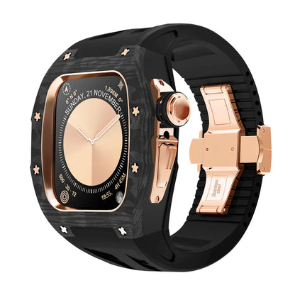 RM7013 Carbon Fiber Case Retrofit Kit For Apple Watch S10.