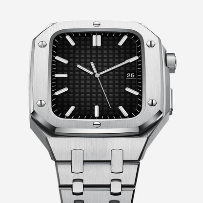 AP9006 316L Stainless Steel Band Stainless Steel Case Retrofit Kit For Apple Watch.
