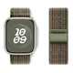 Dark Pine Green with Orange