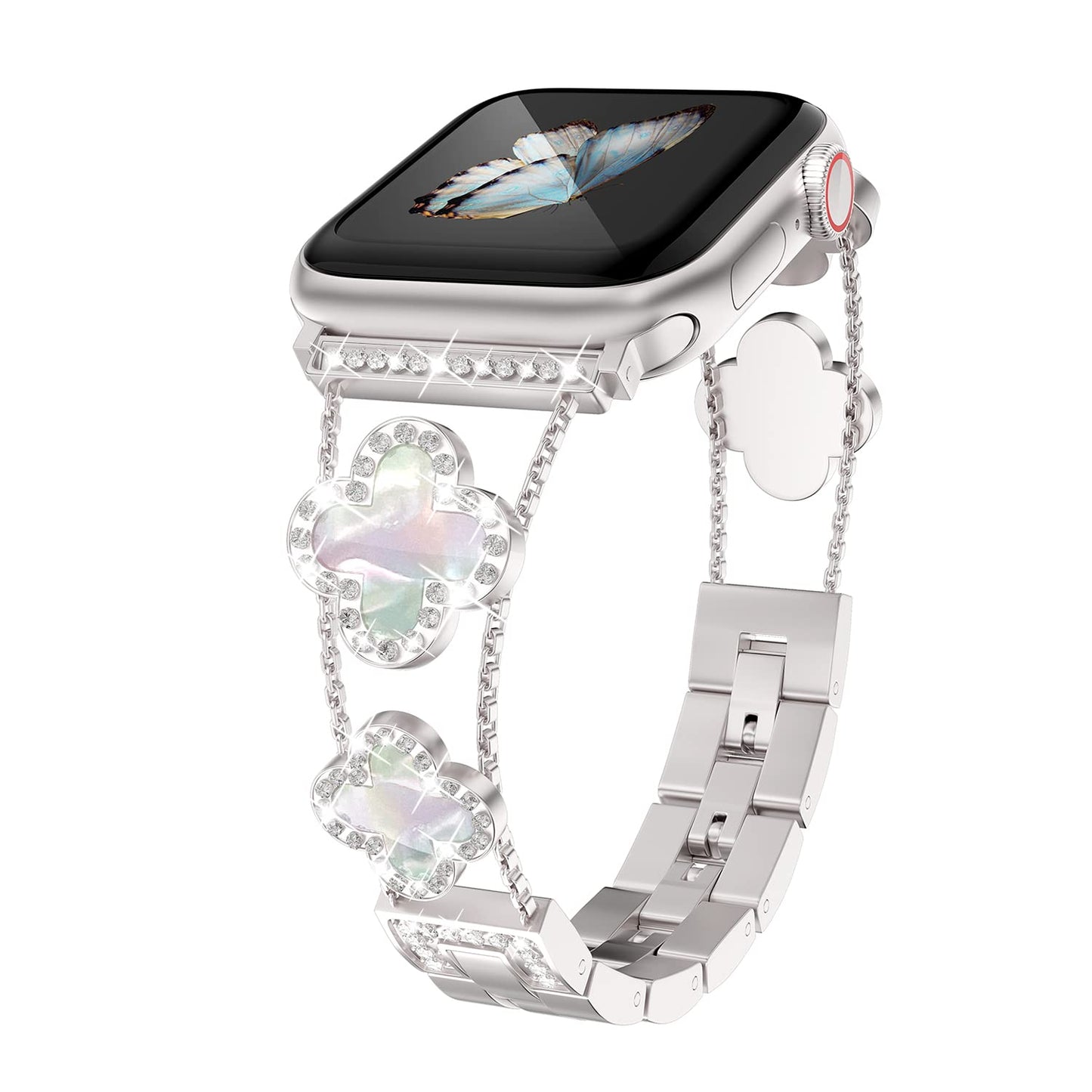 Clover Luxe Diamond Band for Apple Watch