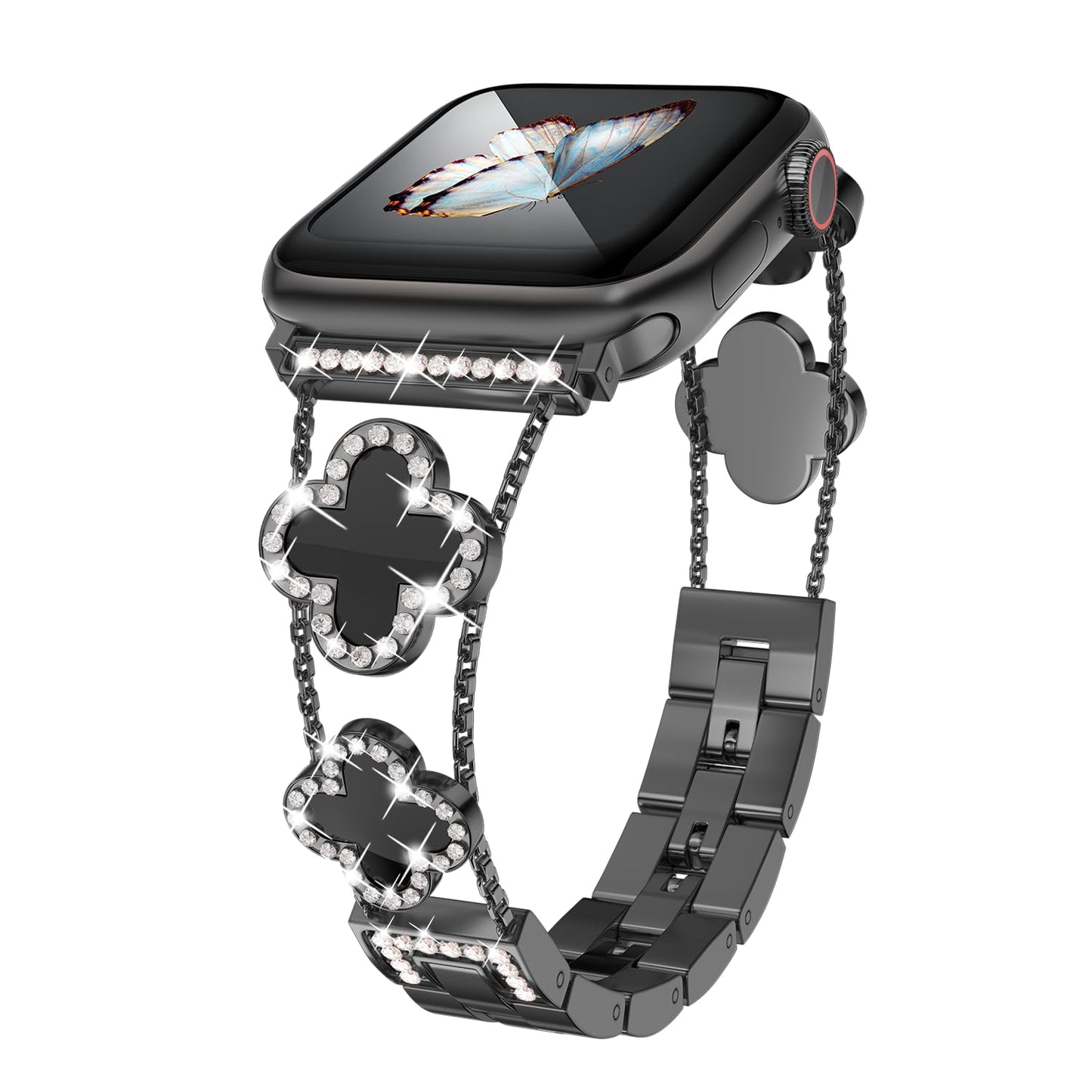 Clover Luxe Diamond Band for Apple Watch