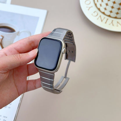 Curved Stainless Steel Quick Release Band for Apple Watch