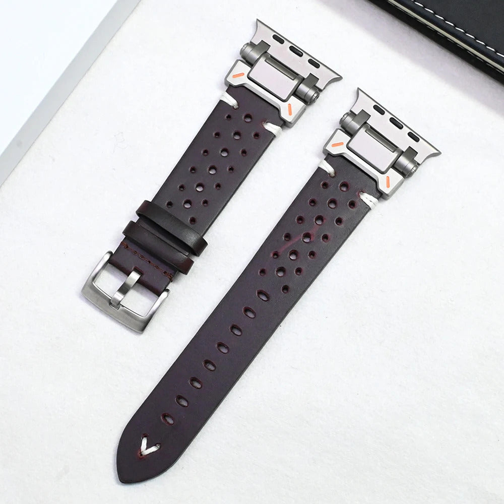Forlipo TrailForge Leather Band for Apple Watch
