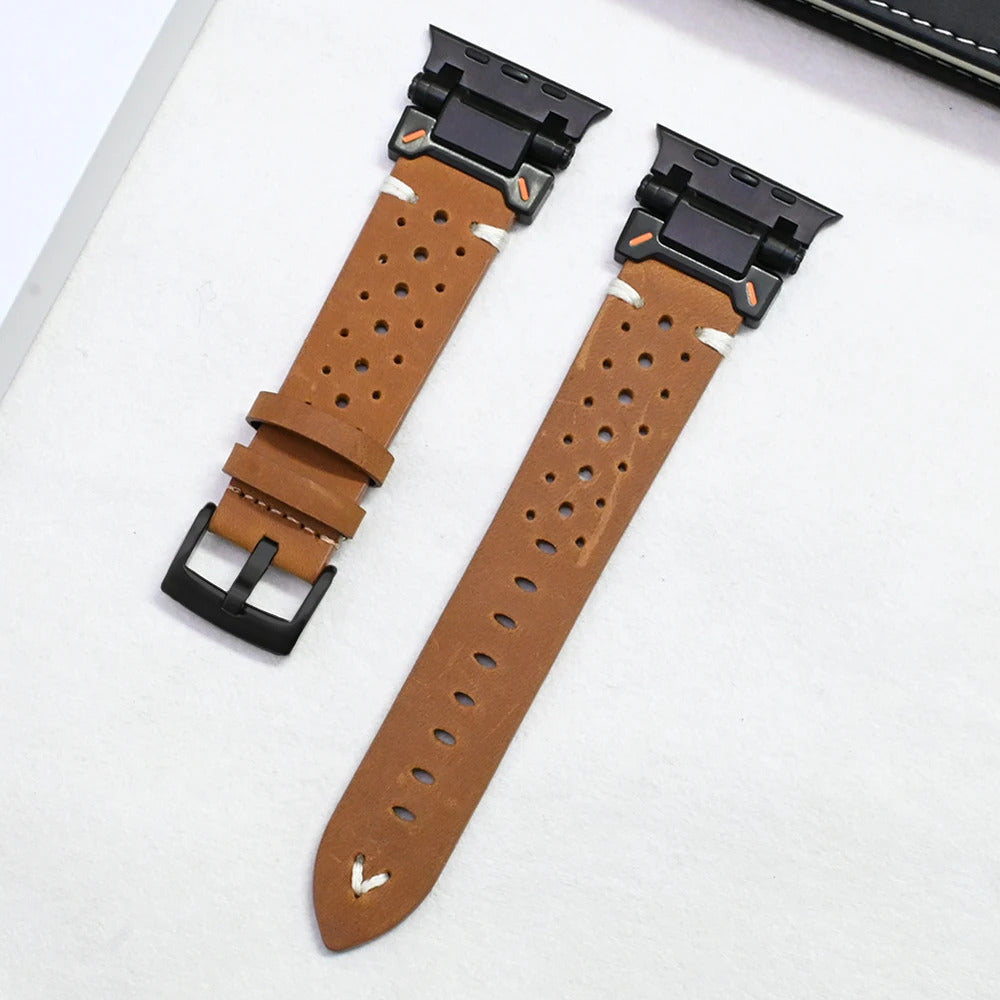 Forlipo TrailForge Leather Band for Apple Watch