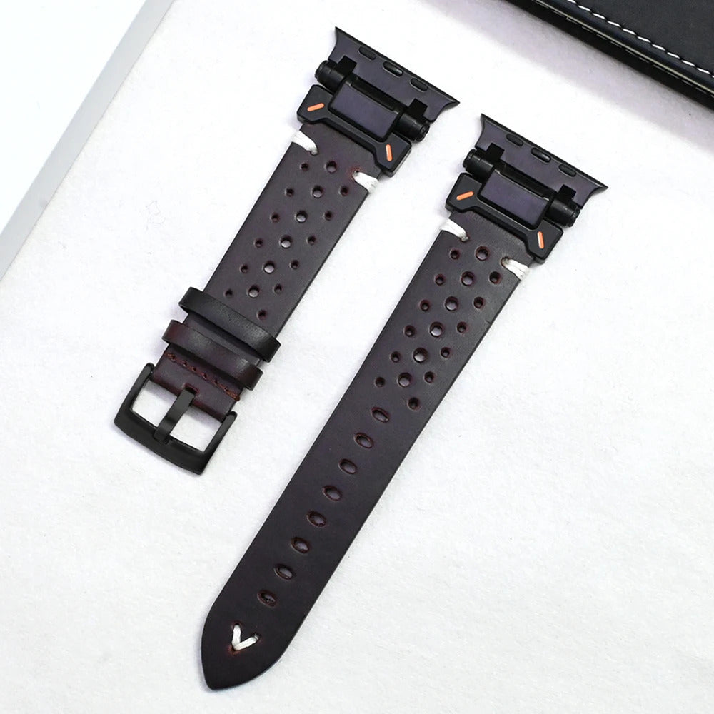 Forlipo TrailForge Leather Band for Apple Watch