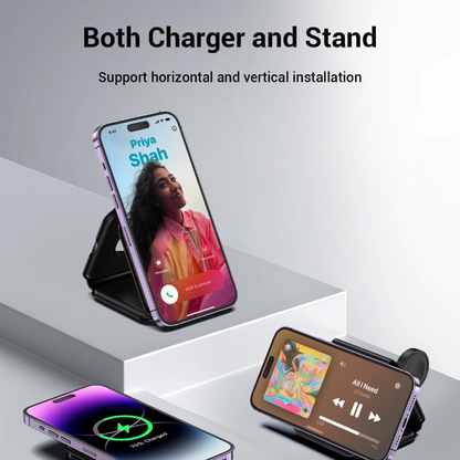 Forlipo 3 in 1 Foldable Charging Stand Square