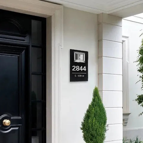 Forlipo Illuminated Solar Door Plaque