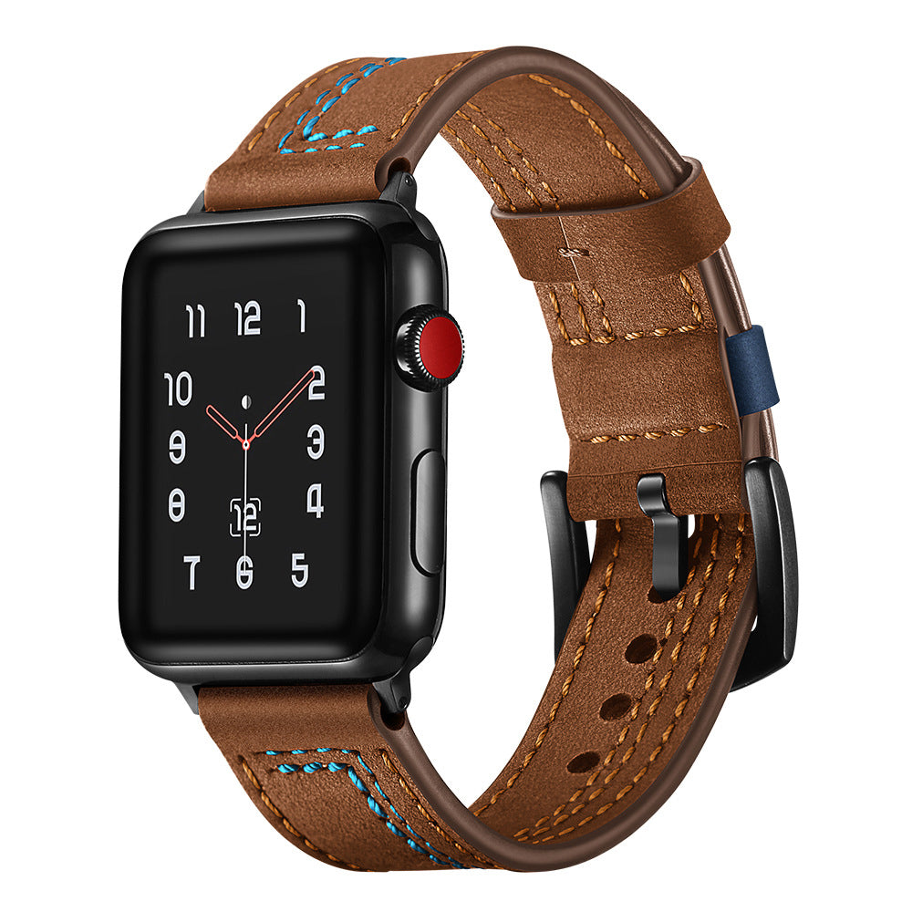 Forlipo Apex Racing Leather Band for Apple Watch
