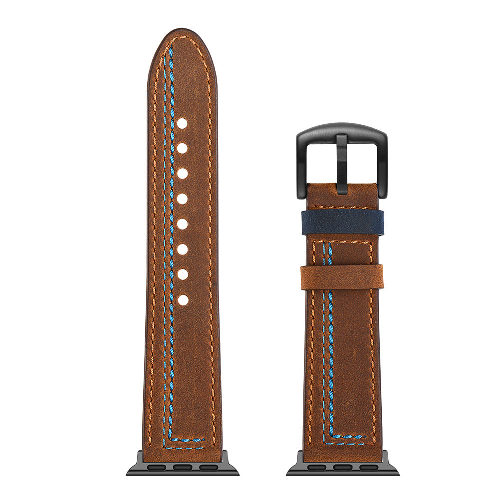 Forlipo Apex Racing Leather Band for Apple Watch