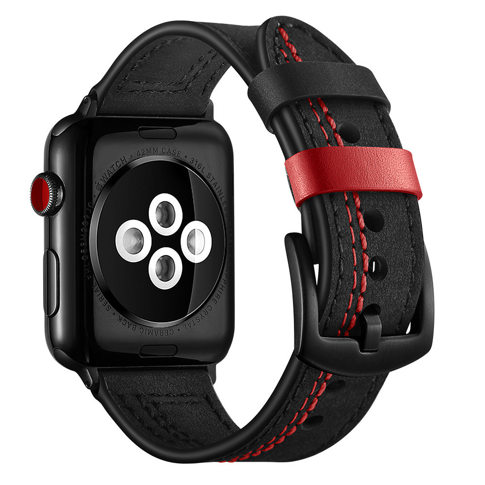 Forlipo Apex Racing Leather Band for Apple Watch
