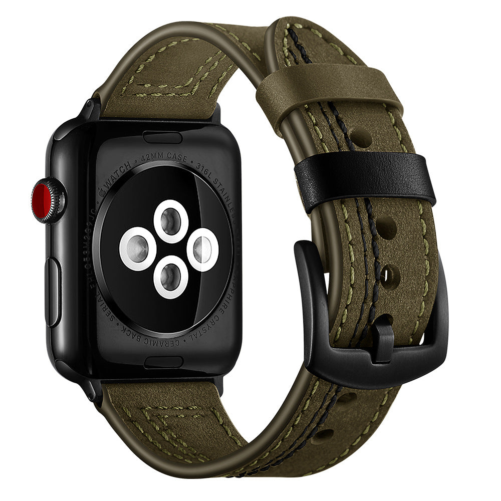Forlipo Apex Racing Leather Band for Apple Watch