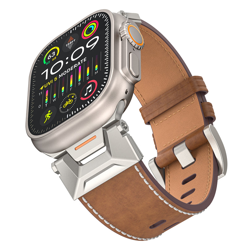Forlipo TitanLeather Hybrid Band for Apple Watch
