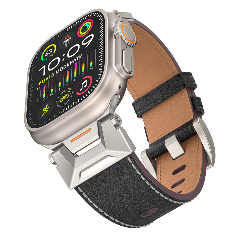 Forlipo TitanLeather Hybrid Band for Apple Watch