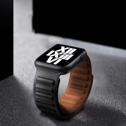 Magnetic Leather Link Band.