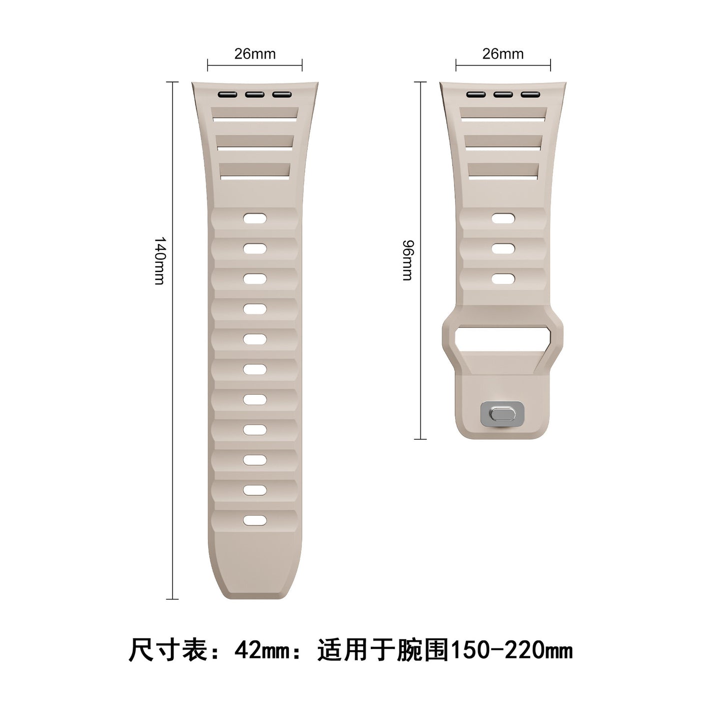 Forlipo AeroVent Silicone Band for Apple Watch