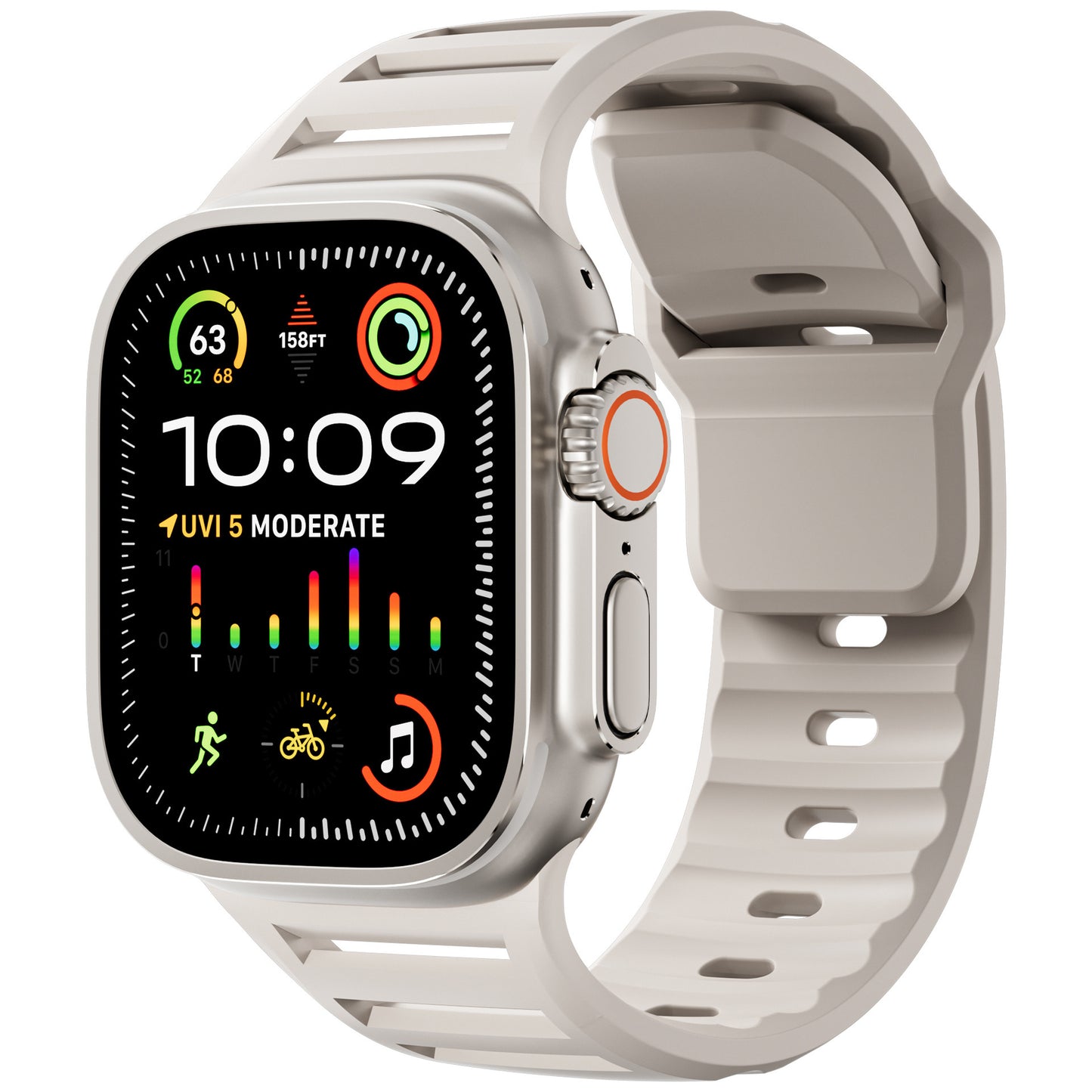 Forlipo AeroVent Silicone Band for Apple Watch