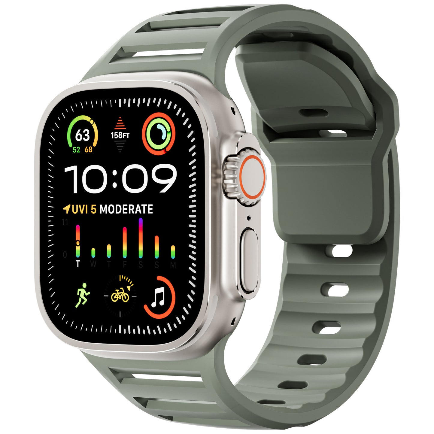 Forlipo AeroVent Silicone Band for Apple Watch