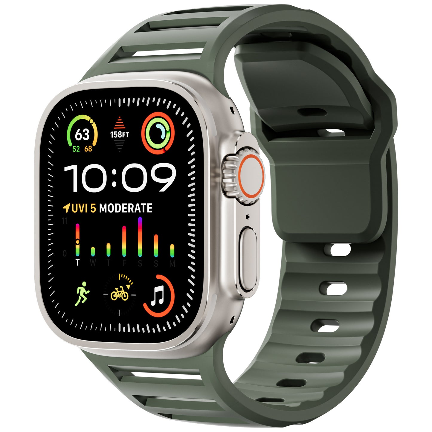 Forlipo AeroVent Silicone Band for Apple Watch