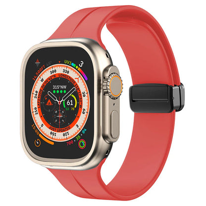 Forlipo Minimal Magnetic Fold Silicone Band for Apple Watch