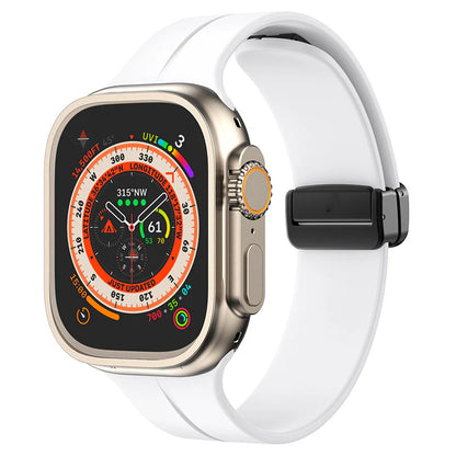 Forlipo Minimal Magnetic Fold Silicone Band for Apple Watch