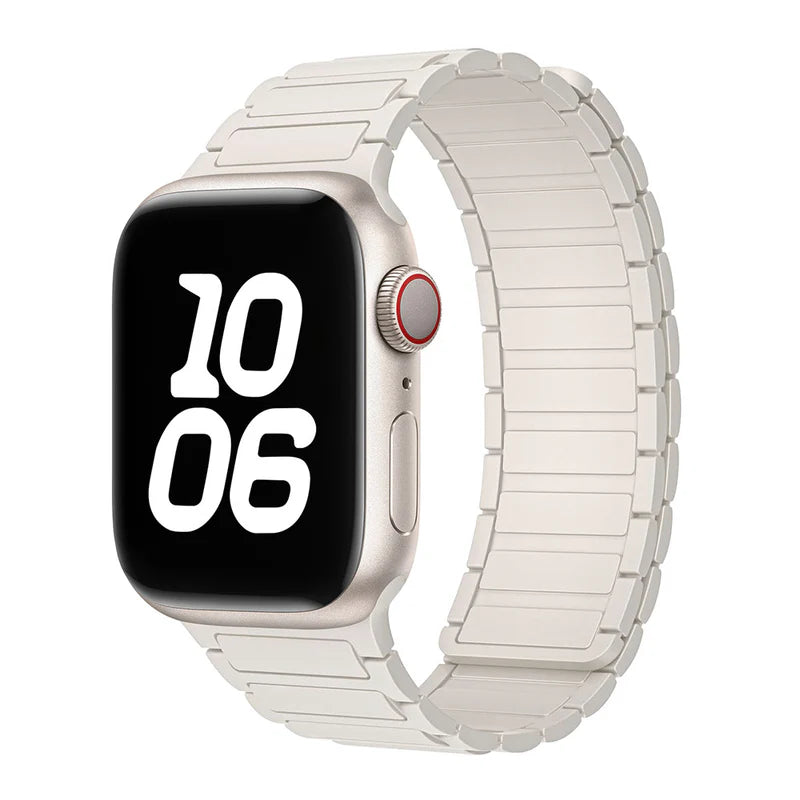 Silicone Magnetic Loop Watch Band For Apple Watch