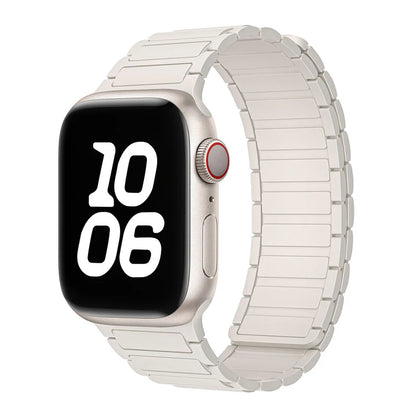 Silicone Magnetic Loop Watch Band For Apple Watch