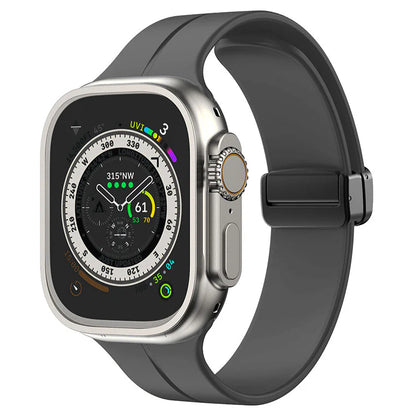 Forlipo Minimal Magnetic Fold Silicone Band for Apple Watch