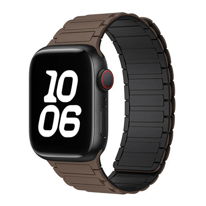 Silicone Magnetic Loop Watch Band For Apple Watch