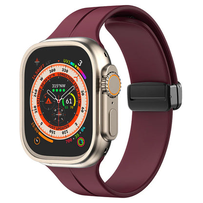 Forlipo Minimal Magnetic Fold Silicone Band for Apple Watch