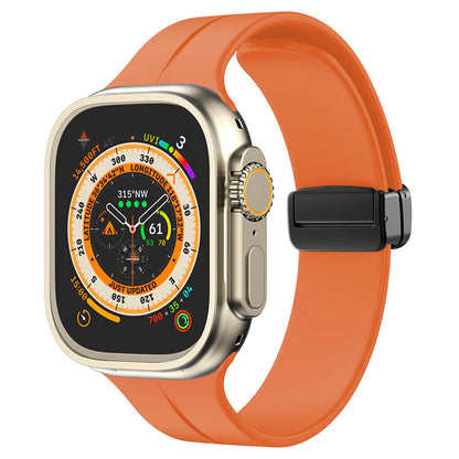 Forlipo Minimal Magnetic Fold Silicone Band for Apple Watch