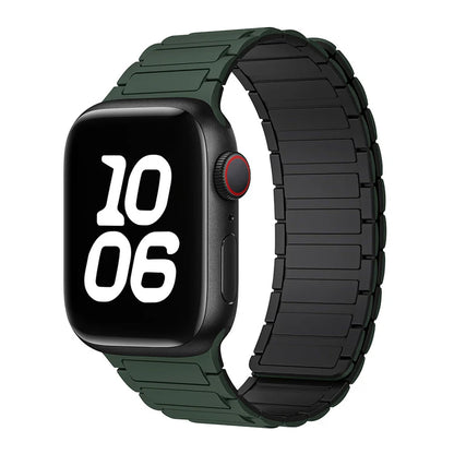 Silicone Magnetic Loop Watch Band For Apple Watch