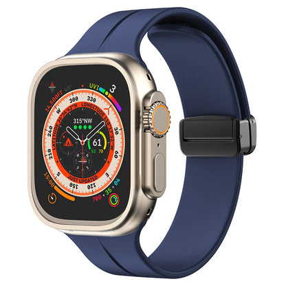 Forlipo Minimal Magnetic Fold Silicone Band for Apple Watch
