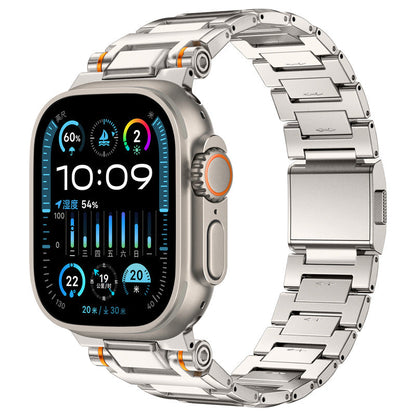 Precision Magnetic Steel Band for Apple Watch – Mechanical Style Design