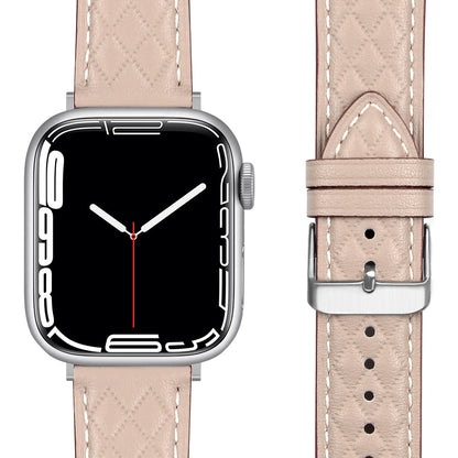Forlipo Elegance Quilted Leather Band for Apple Watch
