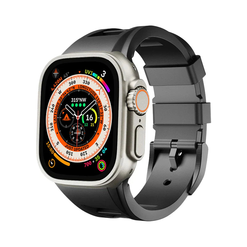 Forlipo RM Sport FKM Rubber Band for Apple Watch